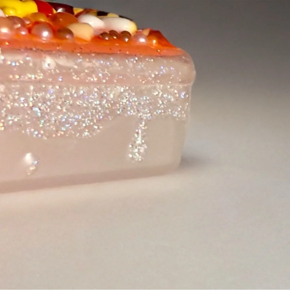 Decoden Mini Pill Case Box, Winnie The Pooh Theme, Kawaii Junk Style Handmade